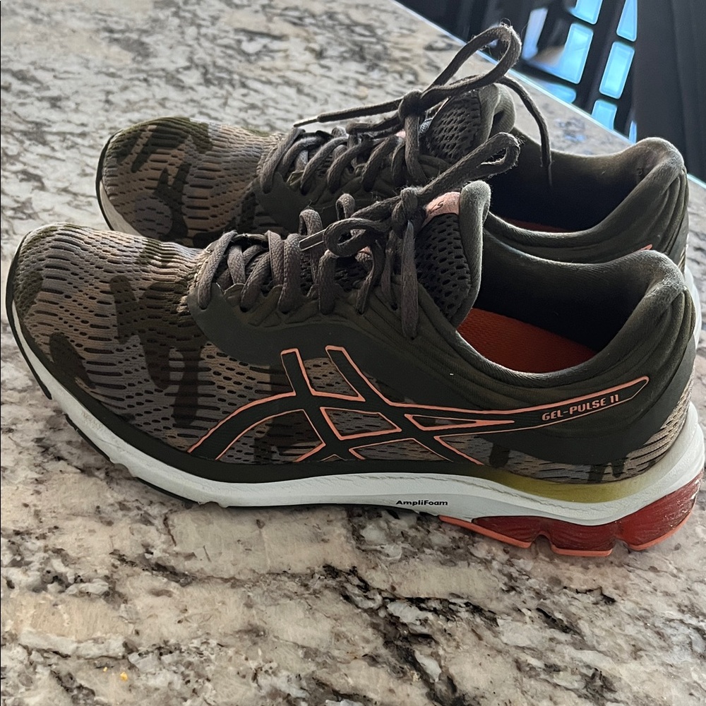 ASICS Gel-Pulse 11 Camo with Orange Accents